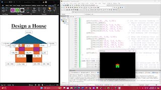 Draw A HOUSE In OpenGL opengl codeblocks library housedesign computergraphics [upl. by Noiraa]