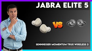 Jabra Elite 5 vs Sennheiser Momentum True Wireless 2 Comparison [upl. by Esilana986]