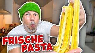 So machst du frische PASTA selbst Nudelteig Rezept [upl. by Aicilram]