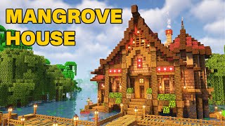 How To Build A Mangrove Swamp House  Minecraft Tutorial [upl. by Nomar]