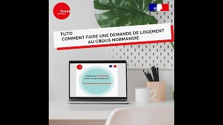 Tuto  Comment faire une demande de logement au Crous Normandie [upl. by Alisha]