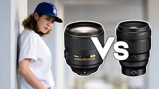 Nikon F 105mm f14 Vs Nikon Z 135mm f18 Bokeh Battle I Jason Halayko Photography [upl. by Weitman]