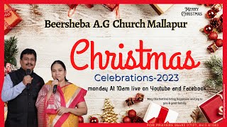 Christmas Celebration 2023  Beershebaag Church Mallapur Hyderabad [upl. by Llirred315]