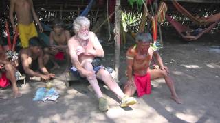 YOPO CEREMONY WITH YANOMAMI SHAMANS AND REINHARD SCHOENL [upl. by Euqinomahs]