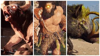 【ACODYSSEY】Stream Highlight 1 Fights with Minotaur Erymanthian Boar and Steropes [upl. by Dev]