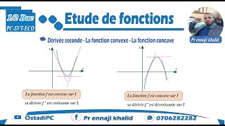 Dérivée seconde La fonction convexe La fonction concave [upl. by Ekoorb]