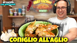 CONIGLIO allAGLIO  con questo piatto le stendi tutte  ¦ in CUCINA con MATTEOHS [upl. by Yekcor]