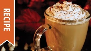 White Chocolate Pumpkin Spice Latte Recipe [upl. by Langan]