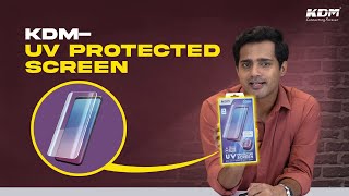 Elevate your phone’s screen protection with our advanced KDM  UV Protected Screen kdm [upl. by Eamaj]