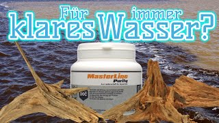 Klares Wasser im Aquarium  Masterline Purity  synthetisches Adsorptionsmittel  Filtermedien [upl. by Idram909]