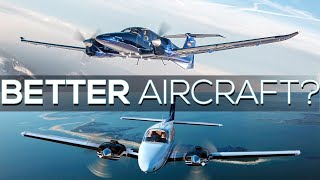 Better Aircraft  Beechcraft Baron G58 vs Diamond DA62 [upl. by Cornew]