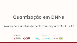 Avaliação e análise de performance para IA Aula 31  Quantização em DNNs [upl. by Enimaj338]