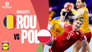 Romania 🆚 Poland  Highlights  Women’s EHF EURO 2024 [upl. by Cosimo113]