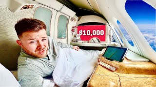 17hrs on World’s Longest First Class Flight  Emirates A380 [upl. by Ayanahs]