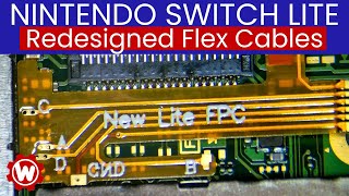 Nintendo Switch LITE RP2040 Installation Redesigned Flex Cables [upl. by Casilda]