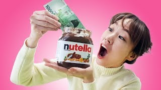 누텔라에 돈을 넣고 다니자 서은이엄마의 누텔라 지갑 만들기 Nutella Create a wallet money Paper CraftsㅣJOYPONG [upl. by Nodmac]