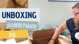 Großes XXL Unboxing proWIN Pakete [upl. by Jeramie]