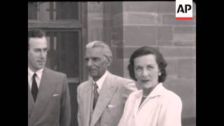 JINNAH WITH LORD MOUNTBATTEN  NO SOUND [upl. by Neerhtak]