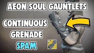 Aeon Soul Gloves Continuous Grenade Spam Calus  Destiny 2 [upl. by Pul]