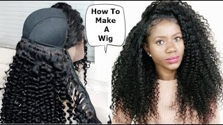 HOW TO MAKE A WIG FOR BEGINNERS FRIENDLY [upl. by Blalock442]