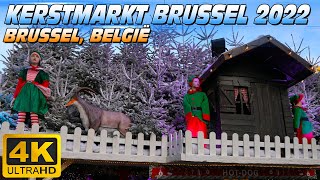 Kerstmarkt Brussel 2022 [upl. by Yelkao]