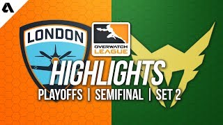 London Spitfire vs Los Angeles Valiant  Overwatch League Playoffs OWL Semifinals Highlights Match 2 [upl. by Seaddon196]