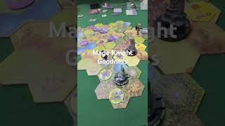 Mage Knight Timelapse 2P Standard Conquest soloboardgames mageknight boardgames [upl. by Adnylam23]