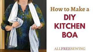 How to Make a DIY Kitchen Boa [upl. by Anawal]