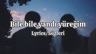 Sevgim Yılmaz  Bile Bile Yandı Yüreğim LyricsSözleri akustik şarkı [upl. by Sakul]