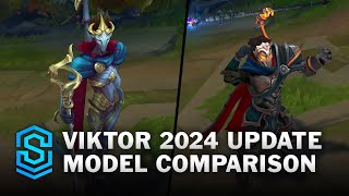 NEW vs OLD Viktor Model Comparison  League of Legends [upl. by Aisul]