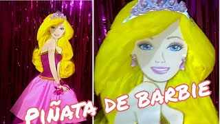 Cómo hacer piñata de Barbie [upl. by Kial706]