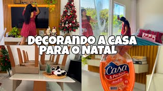 DECORANDO A CASA PARA O NATAL 2024  FAXINA COMPLETA MONTAMOS NOSSA ÁRVORE DE NATAL 🎄❤️ [upl. by Ludovick]