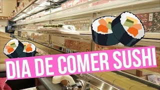 HOJE É DIA DE COMER SUSHI [upl. by Enilarak]