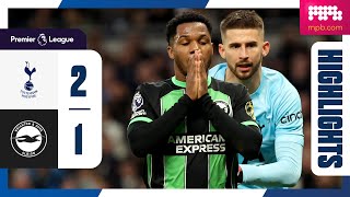 PL Highlights Tottenham 2 Brighton 1 [upl. by Mcgannon38]