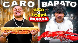 COMIENDO LO MÁS CARO DE LA CIUDAD vs BARATO  RICO O POBRE con lakhocina [upl. by Nnaeerb]