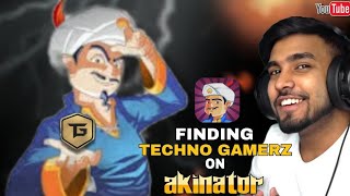 finding techno gamerz on AKinator httpswwwyoutubecomabhijeetkapse786 [upl. by Assennej]