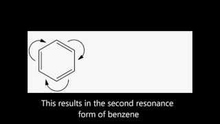 Curly Arrow Benzene resonance [upl. by Jamin]