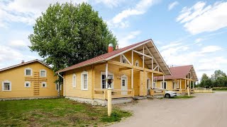 Lapland Hotels Ounasvaara Chalets Rovaniemi Finland [upl. by Capello]