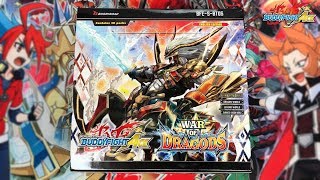 Buddyfight Ace SBT05 War of Dragods box opening [upl. by Kane]