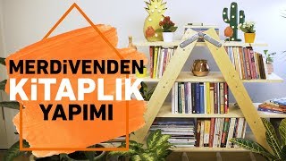 Merdivenden Kitaplık Yapımı Dekorasyon Fikirleri  Koçtaş ile Nasıl Yapılır [upl. by Bartholemy]