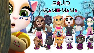 My Talking Angela 2  SQUID GAME MAMA [upl. by Layod313]