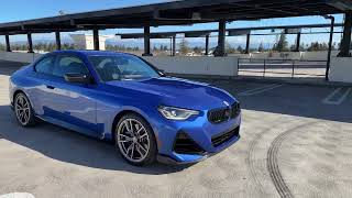 Tour the 2023 M240i in Portimao Blue with MP Parts  4K [upl. by Elvis]