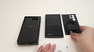 SAMSUNG S23 ULTRA 5G Phantom Black 512GB  UNBOXING [upl. by Mitzie]