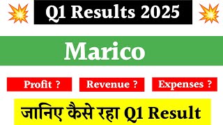 Marico Q1 Results 2025  Marico Share News  Stock Market News [upl. by Leonard]