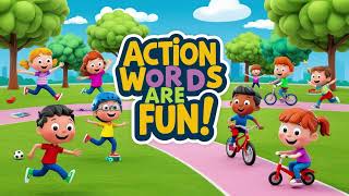 What can you do Verbs Action words are fun Actions song for kids englishgrammar [upl. by Acemahs]