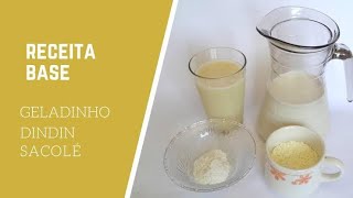 RECEITA BASE DE GELADINHO GOURMET [upl. by Annovahs927]