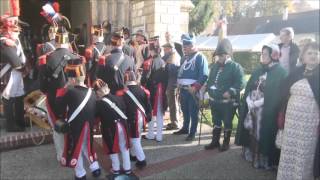 Les grognards de Jumet rendent hommage au Général Boyeldieu [upl. by Yllop]