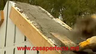 Constructie casa din cofraje polistiren expandat [upl. by Olivette]