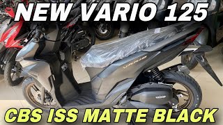 NEW VARIO 125 CBS ISS MATTE BLACK 2024 LEBIH ELEGAN DARI SEBELUMNYA 🔥🔥 [upl. by Marcellina]