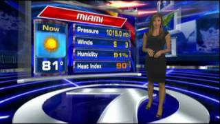 WSVN Weather Complete Local Weather Coverage Miami Fort Lauderdale Channel 7 News Fox WSVN TV18 [upl. by Kneeland930]